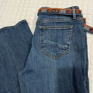 Driftwood Jeans with Patterned Belt